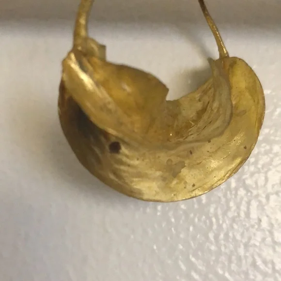 Tribal Hoop Twist Earrings - Picture 6 of 7